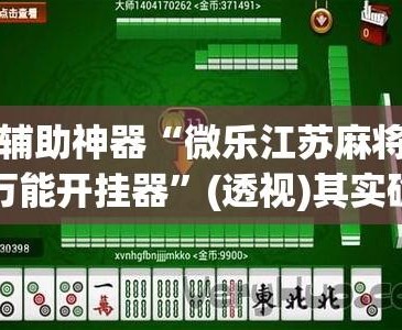 推荐一款“微乐卧龙辅助神器	”附开挂脚本详细步骤-第3张图片