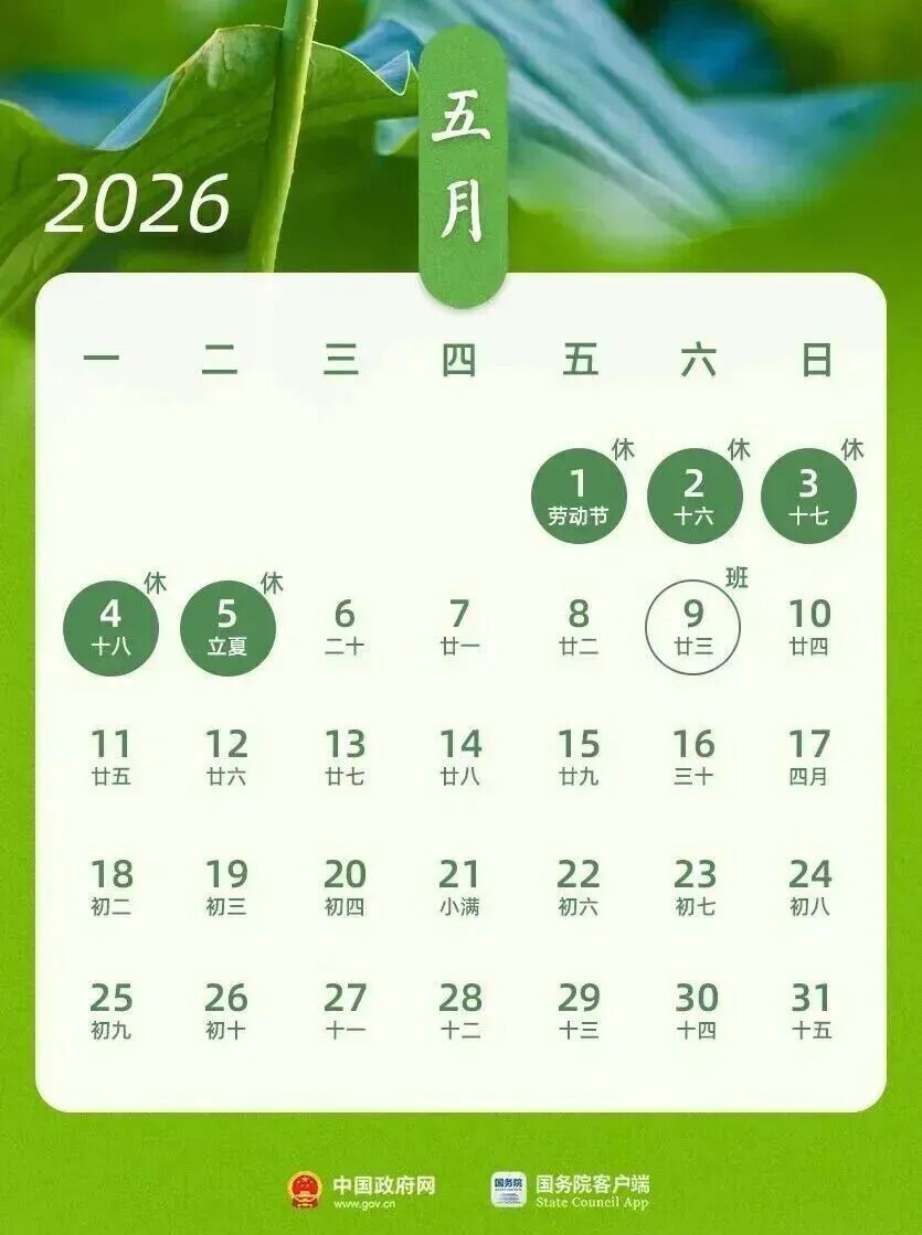 明天就是五一小长假了︰(明天五一假期结束了吗)
